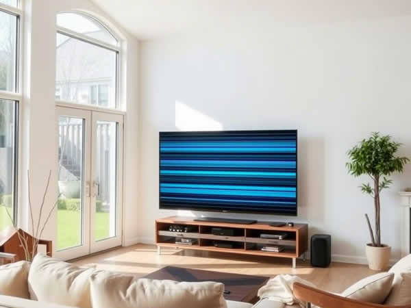reparación de televisores con rayas en pantalla